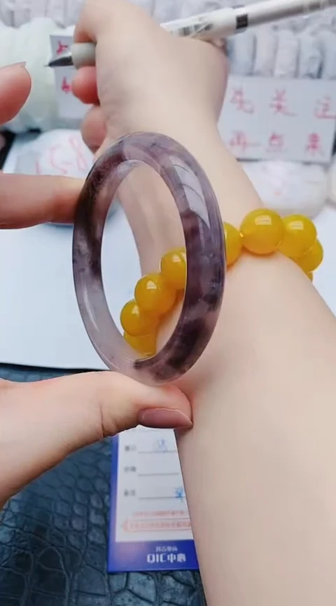 未镶嵌手镯石英质玉z210+58-59-60