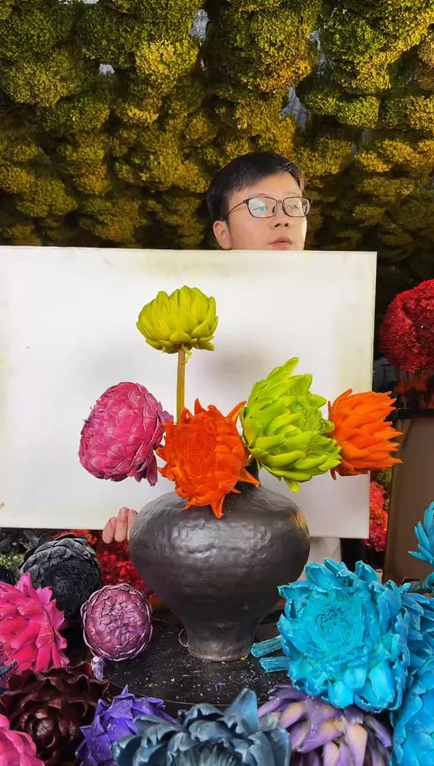151   山前小麦 · 多色永生洋蓟5枝