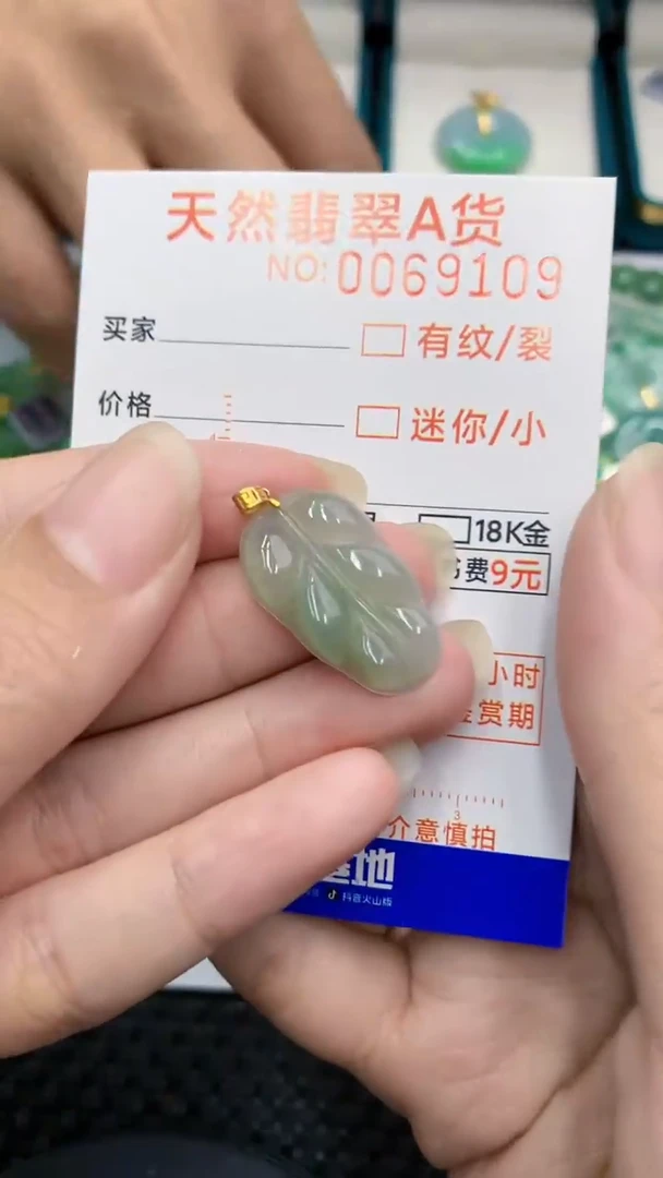【闪购商品】翡翠颈饰18K金镶嵌            8