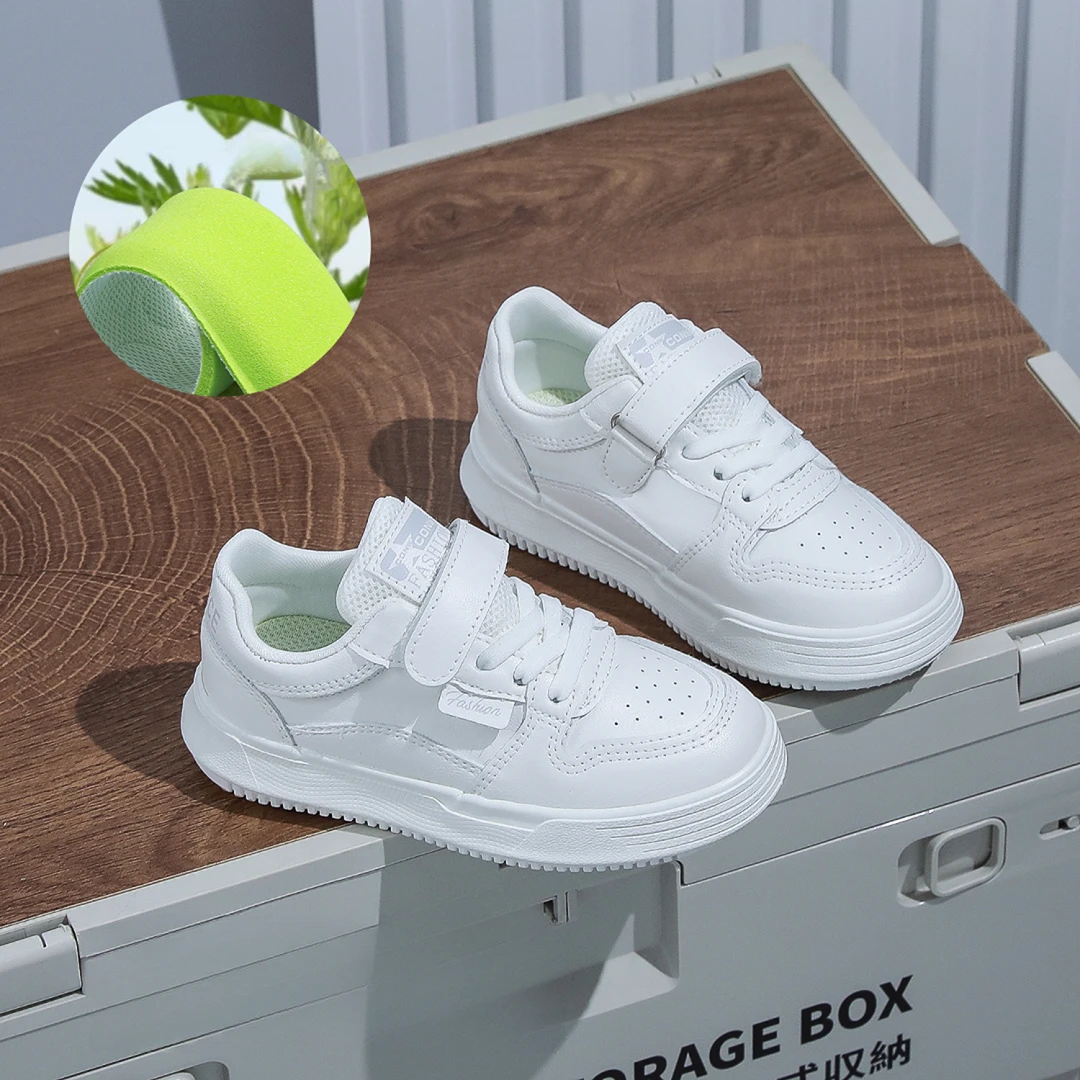小学生小白鞋校园活动儿童四季运动板鞋防滑耐磨休闲透气软底时尚