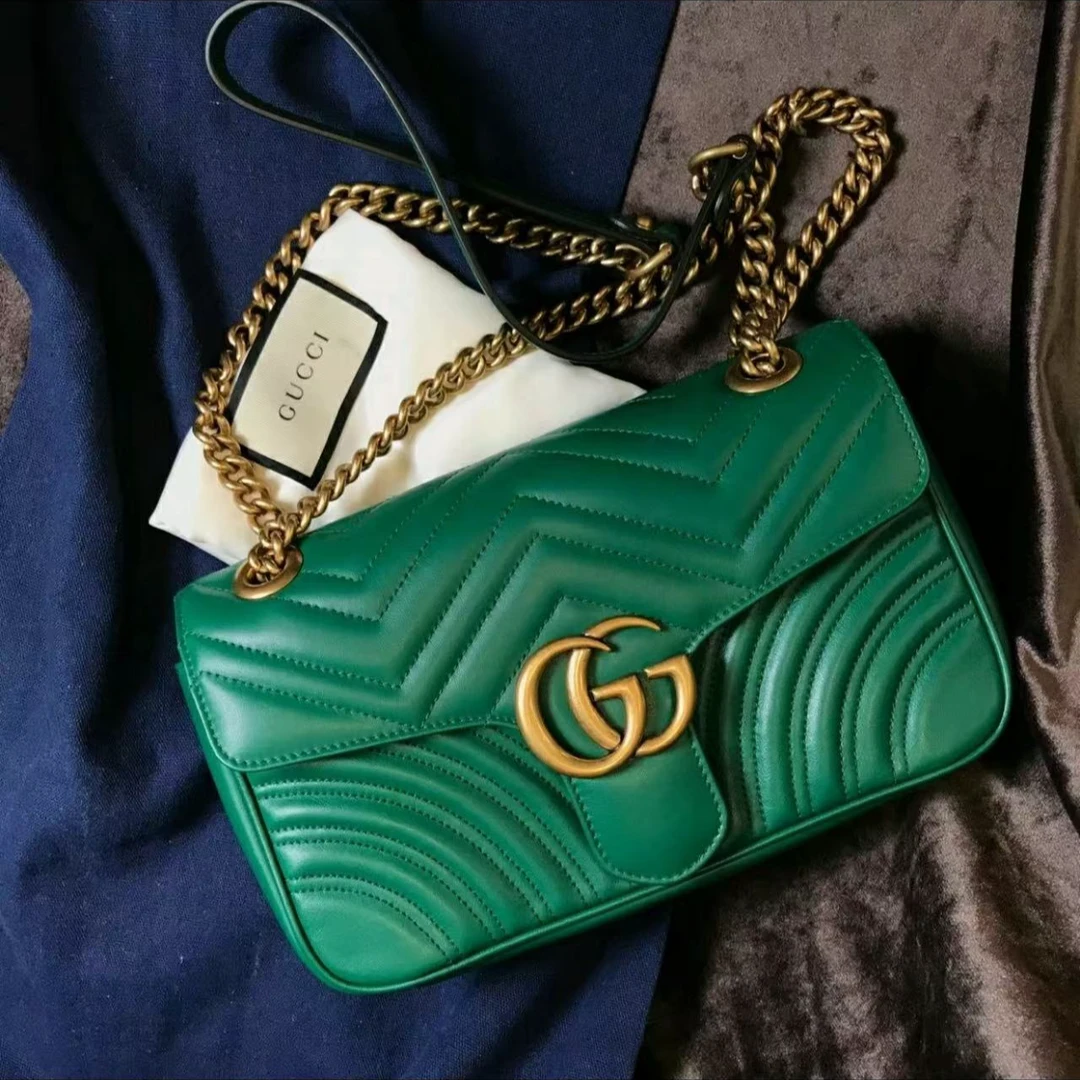 95新 GUCCI/古驰 安洁利严选链条包/ZH1017017
