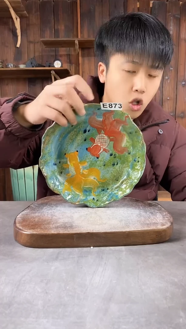 【闪购商品】碗873，手工手绘，新年快乐！