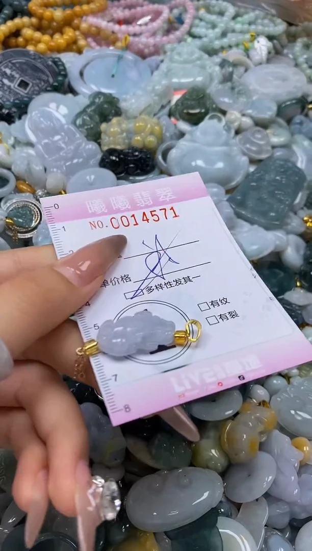 翡翠未镶嵌颈饰闪购0014571多样性发其一