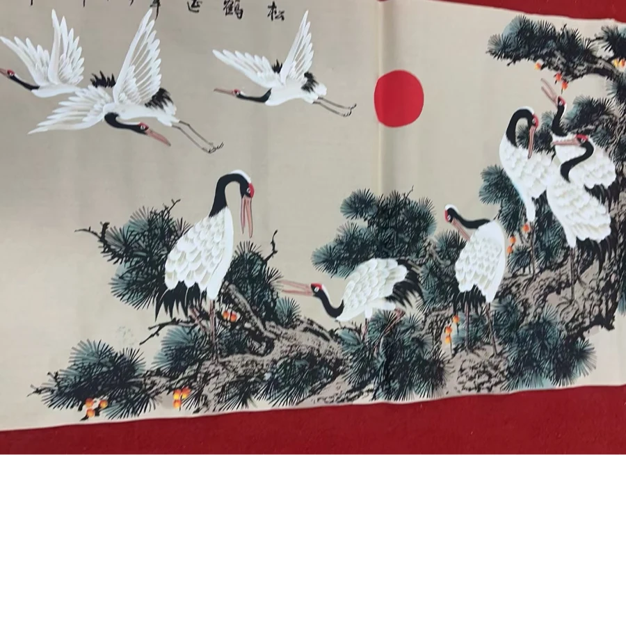 四尺横副松鹤延年