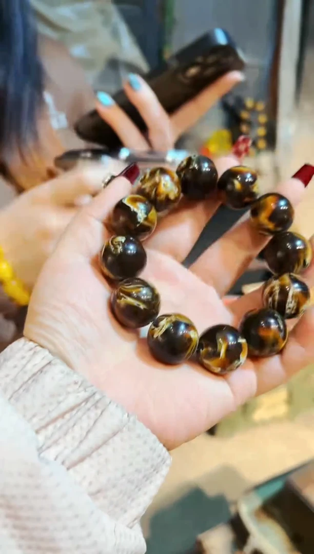 【闪购商品】琥珀（根珀）颈饰未镶嵌七七精品专属链接49