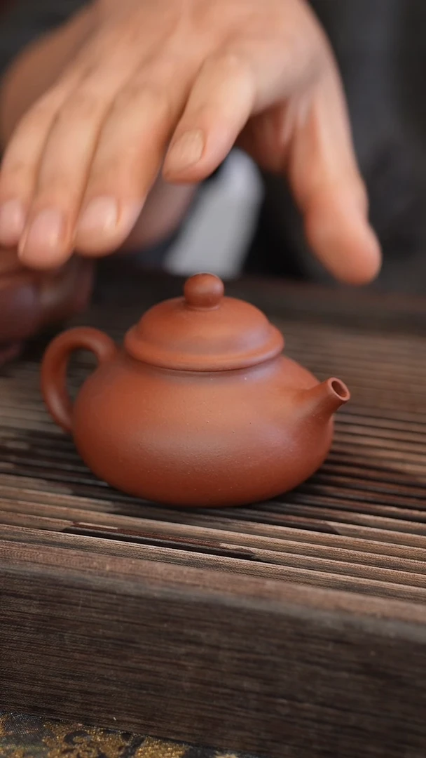 茶壶紫砂原矿手工制作学员做的