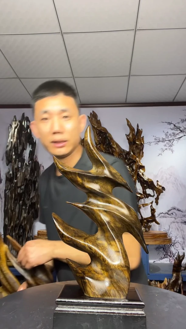 金丝楠木雕款用****1金丝楠木工艺品摆件
