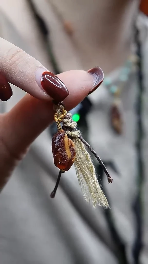 裸石蜜蜡未镶嵌 *蜜蜡小提溜配饰*万能扣活扣头*百搭各种手串项链