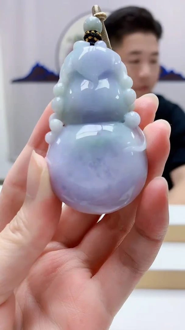 未镶嵌定制翡翠4917zm-毛货挂件葫芦20