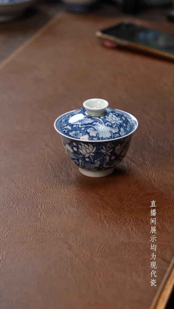 茶器茶器一鹭盖碗