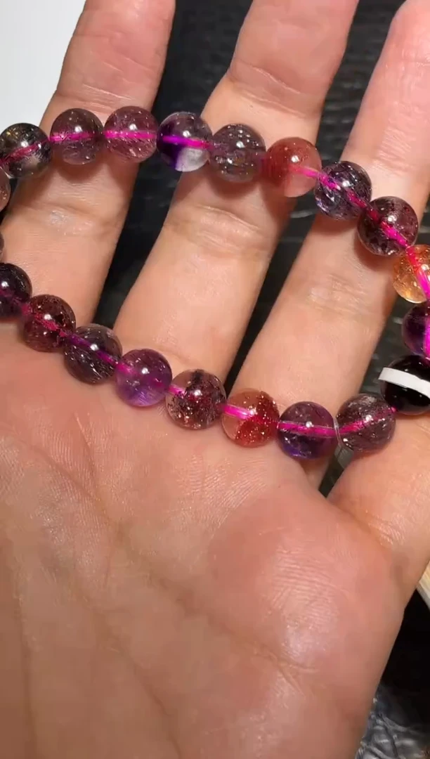 未镶嵌手链水晶超七单圈A9（多样性发其一）