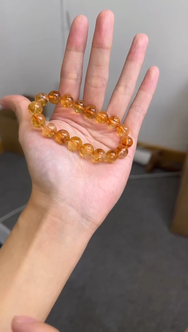 未镶嵌手串水晶天然黄塔晶10+ 多样性发一