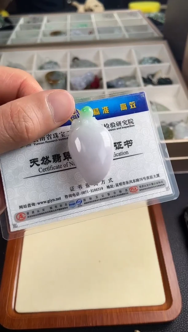 翡翠未镶嵌颈饰吊坠