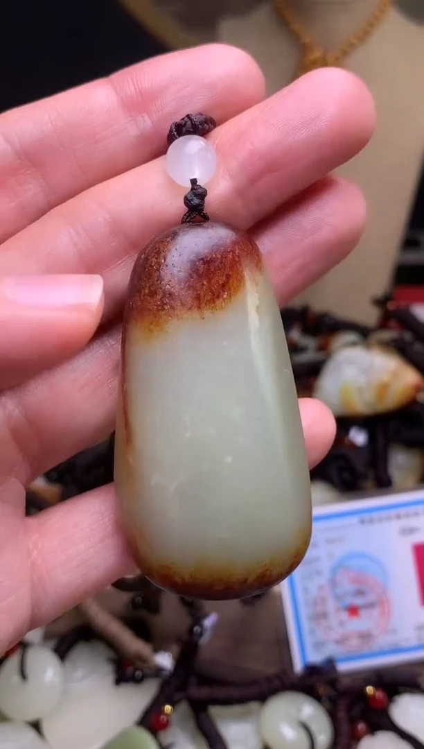 颈饰未镶嵌和田玉新疆料青海料清水和田玉吊坠