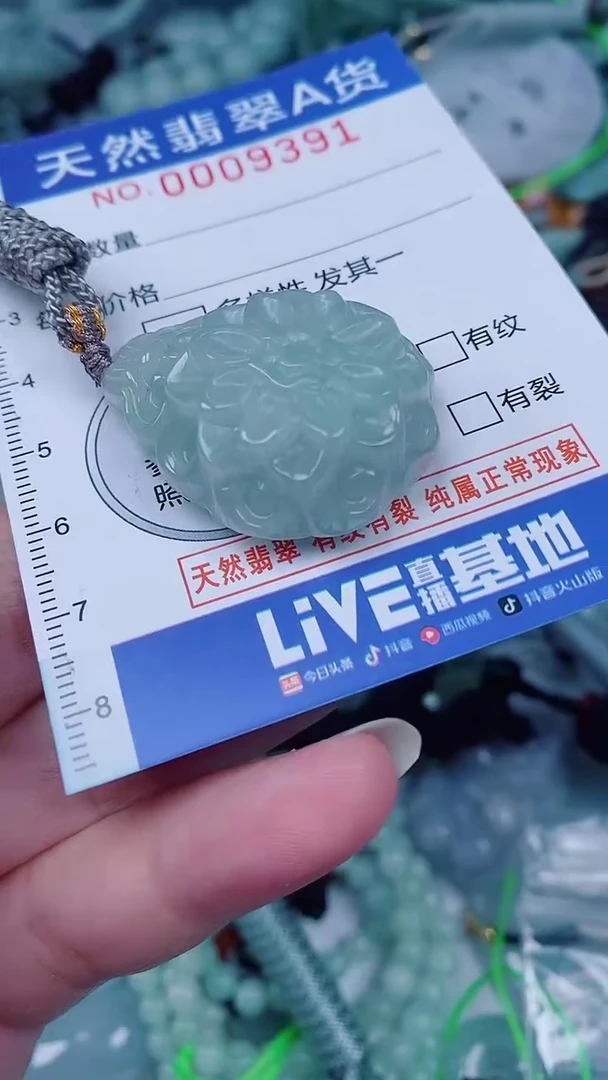 翡翠未镶嵌颈饰00009391