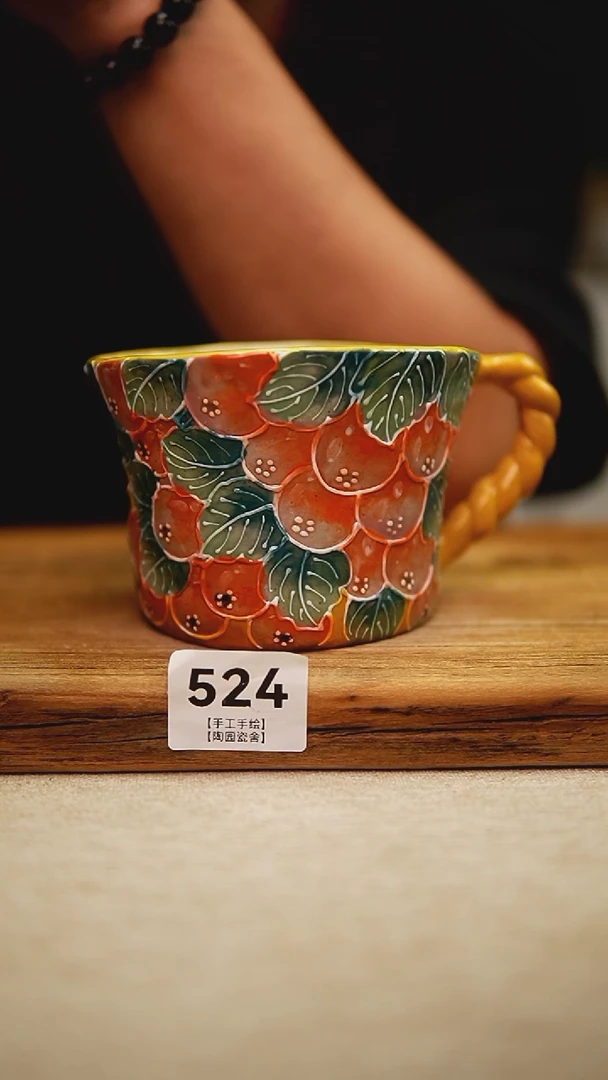 @@陶园瓷舍@@纯手工手绘@高温釉下彩