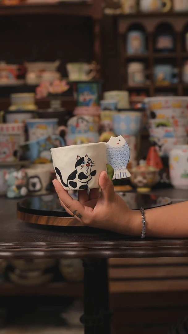 摆件景德镇釉下彩绘设计师款式陶瓷