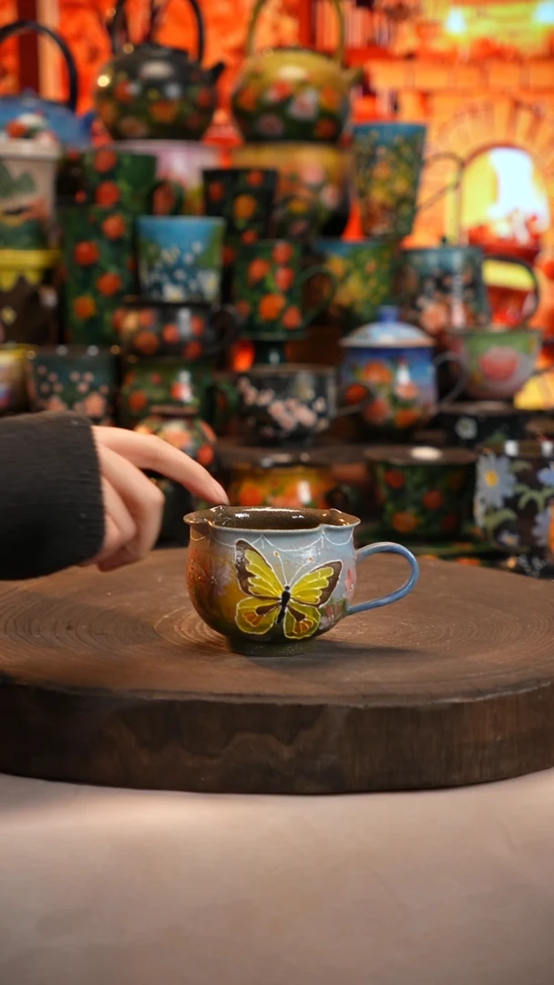 油画   釉下彩   杯子