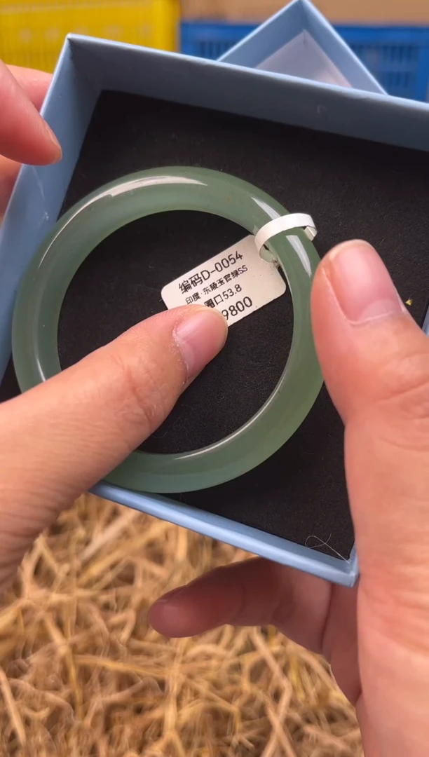 未镶嵌手镯石英质玉D-0054