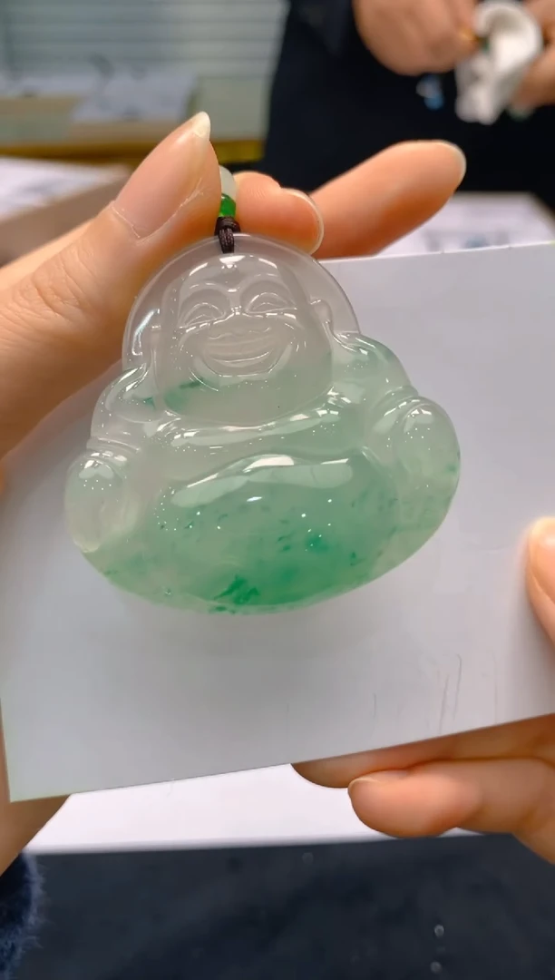 【闪购商品】石英质玉颈饰未镶嵌冰美人非洲翠190