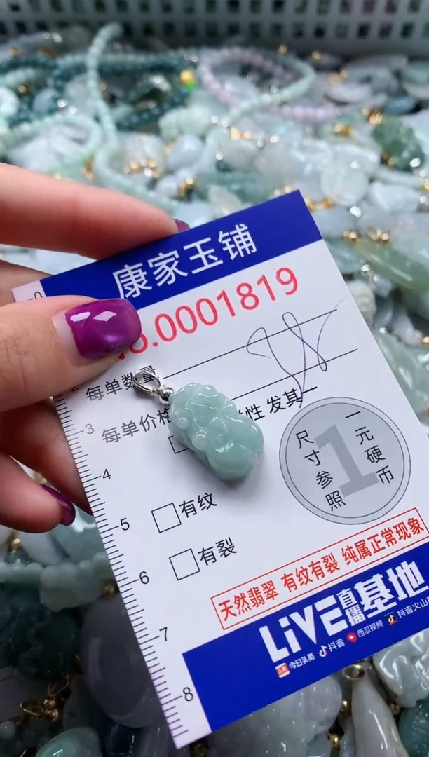 颈饰未镶嵌翡翠1819