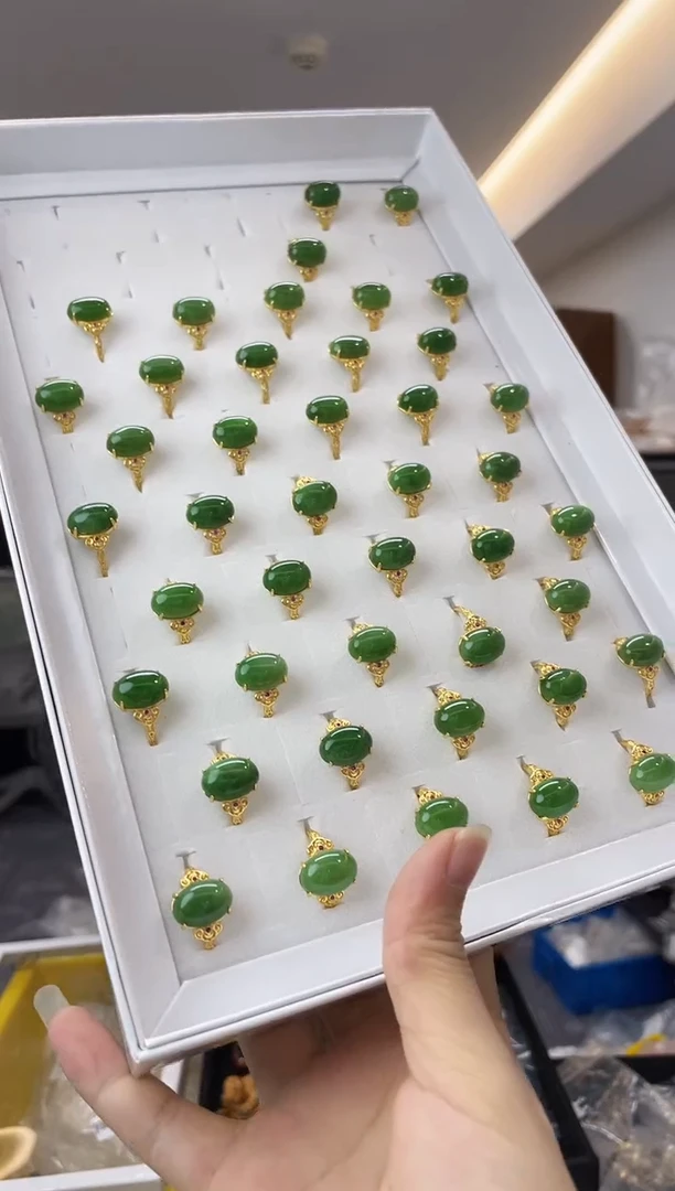 【闪购商品】和田玉·银S925镶嵌多样性一件发货