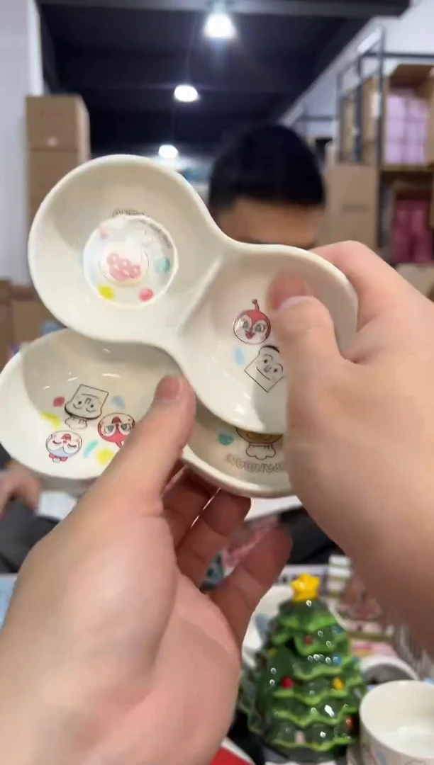 【闪购商品】杯面包超人花生蘸料碟2件套