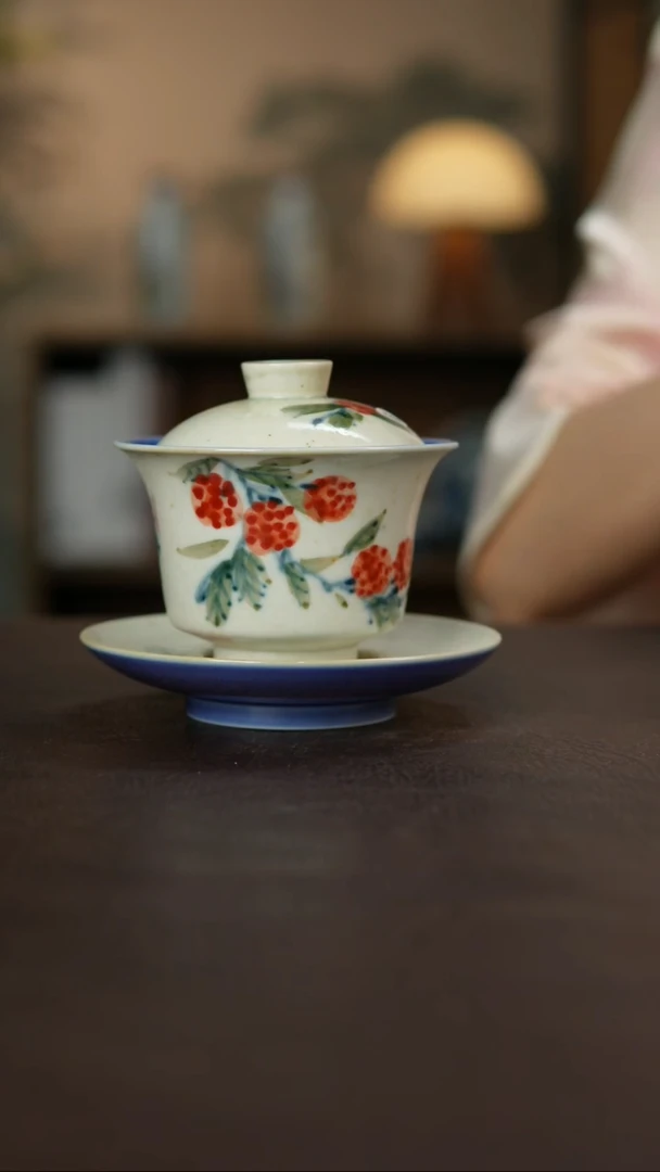 杯景德柴烧手作多人瑕疵