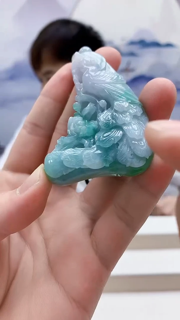 未镶嵌定制翡翠4868bb-毛货挂件13