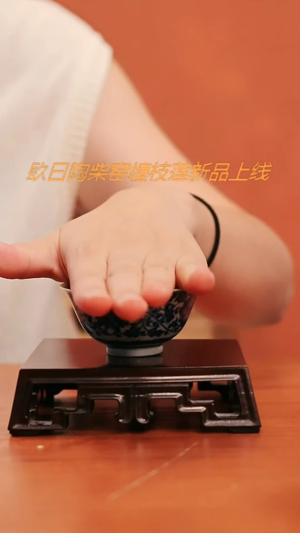 摆件九曰陶手工手绘茶具