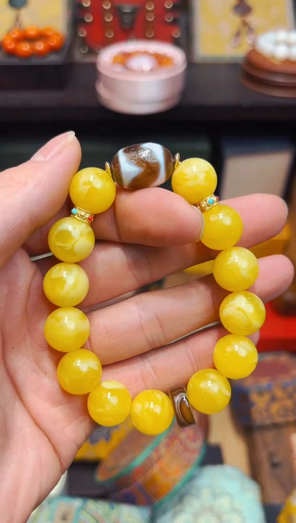 【闪购商品】蜜蜡裸石未镶嵌W六弟专属高端精品52