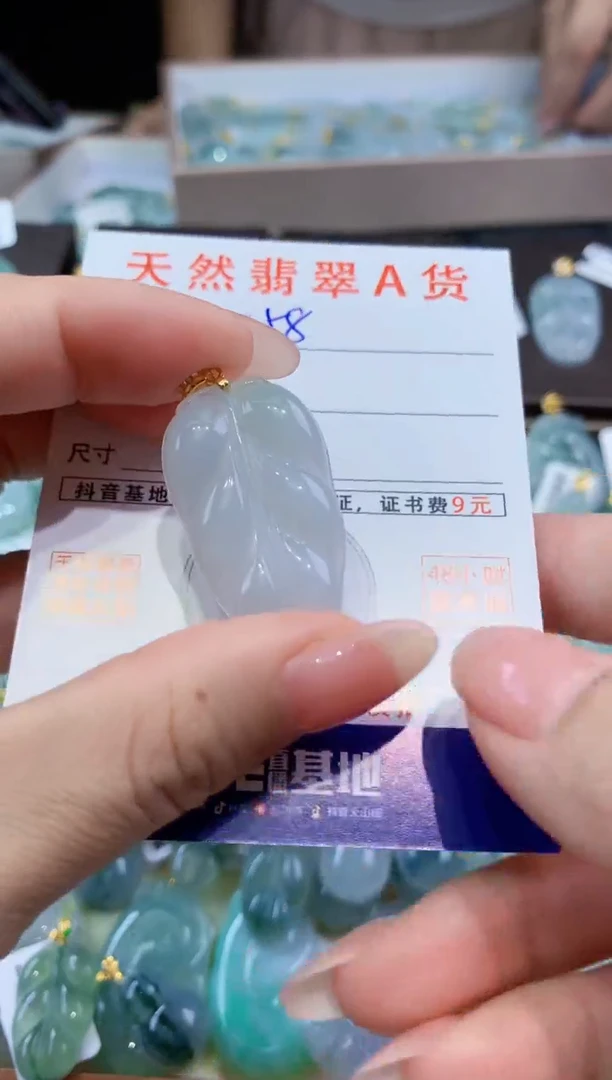 颈饰未镶嵌翡翠天然翡翠A货挂件