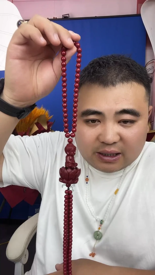含辰砂工艺品莲蓬车挂99