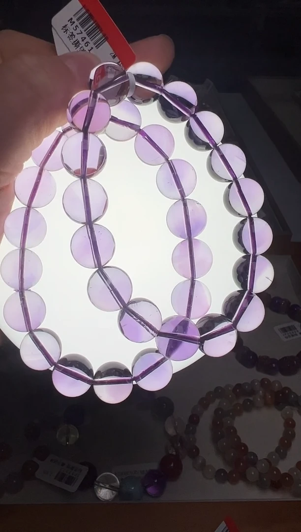 未镶嵌手串水晶紫水晶手串12m+多样性发一 M57461