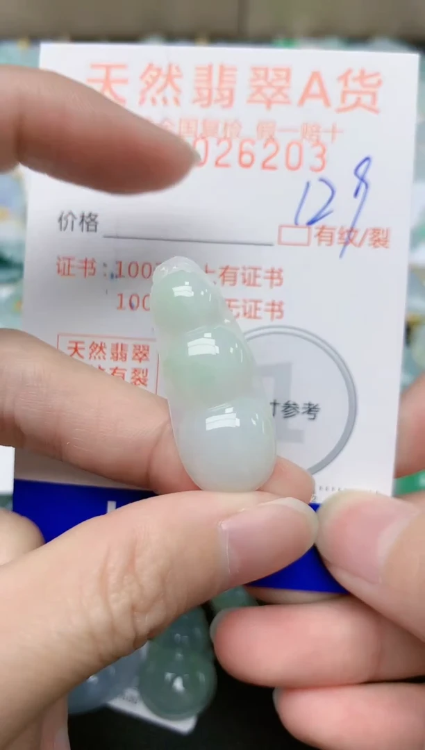 【闪购商品】翡翠颈饰未镶嵌天然缅甸A货翡翠