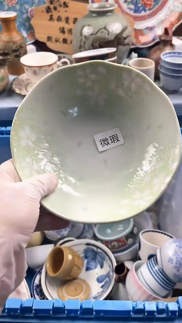 瓷片逃*英哥歌瓷器满19.9包邮
