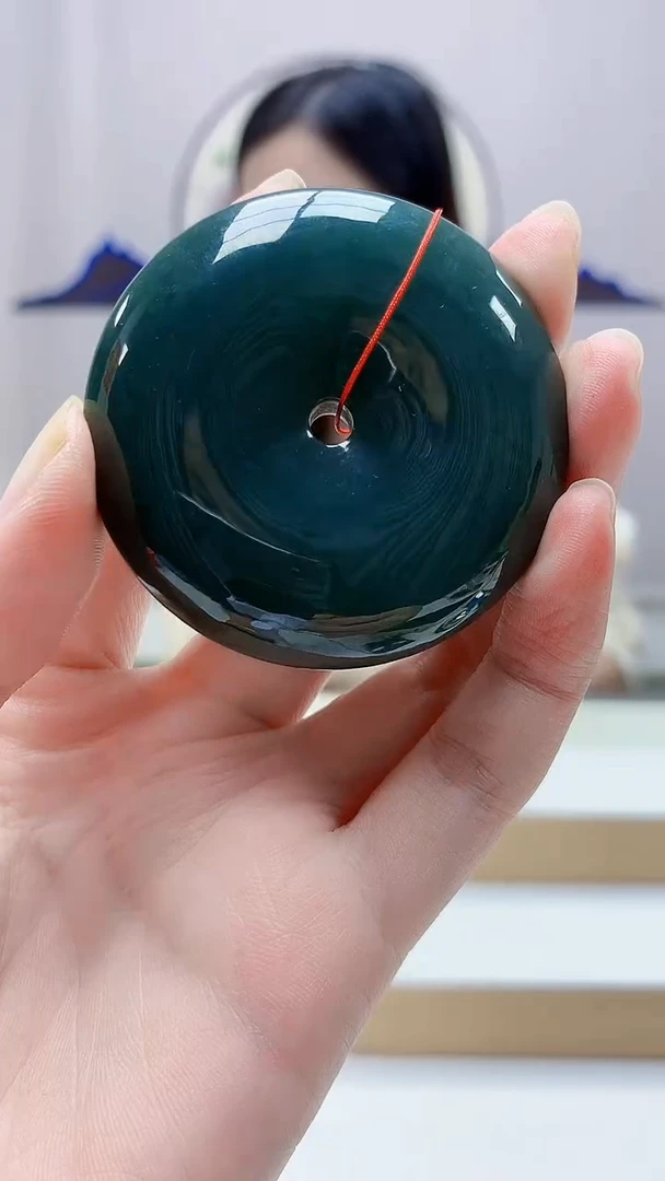 未镶嵌定制翡翠4852zm-毛货挂件扣子87
