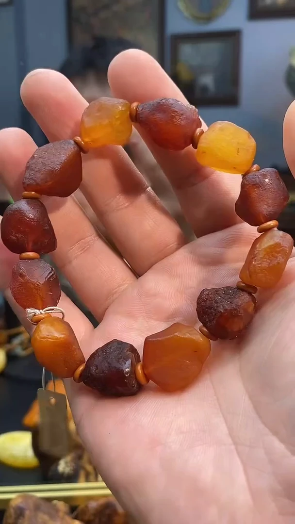 手串琥珀未镶嵌手串
