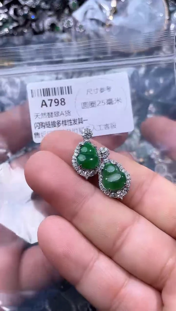 【闪购商品】翡翠颈饰未镶嵌A798多样性发其一