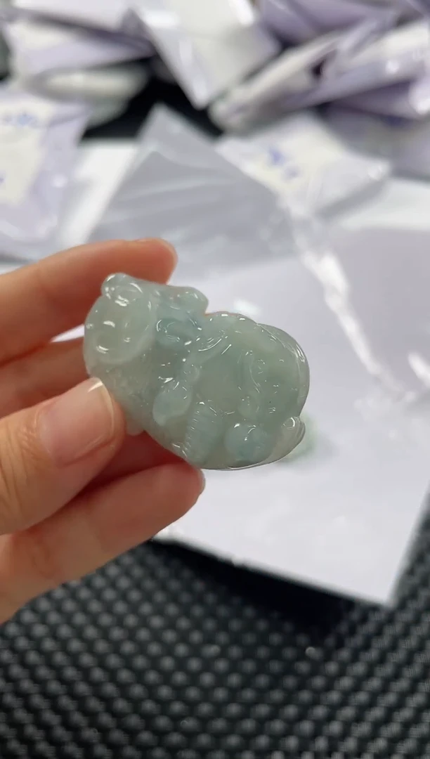 颈饰未镶嵌翡翠20（多样性发一件）貔貅
