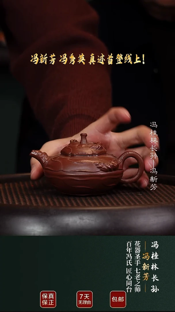 茶壶紫砂FXF18风卷葵底槽清160cc