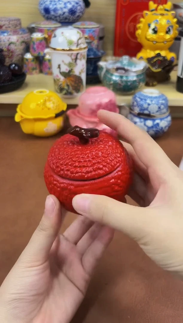陶瓷茶具摆件旅行套组