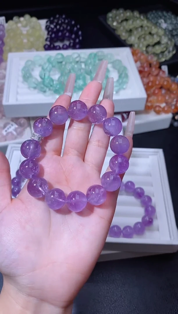 合金手链水晶918.16紫极光水晶手串 多样性发其一