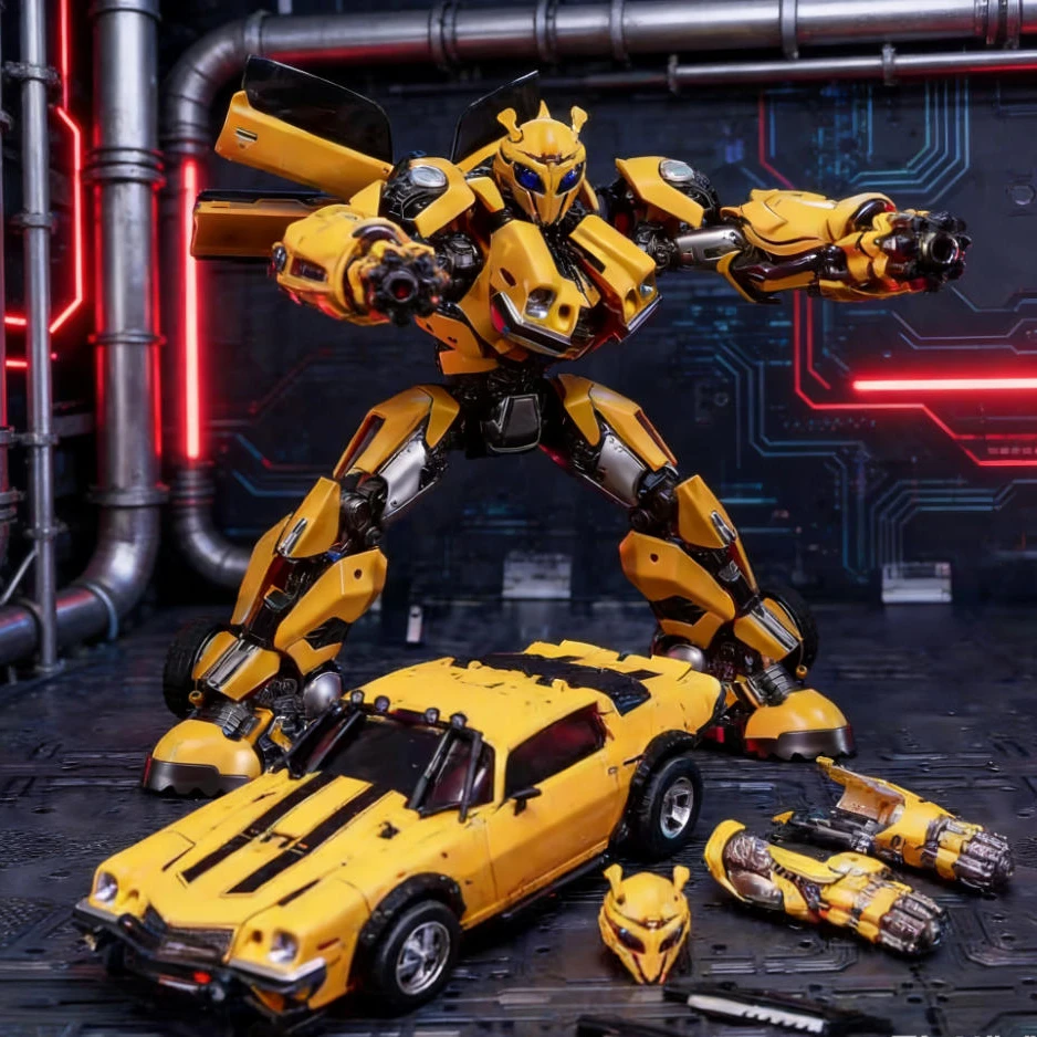 变形金刚7大黄蜂合金骨架可动成品变形玩具礼物模型手办机器人男