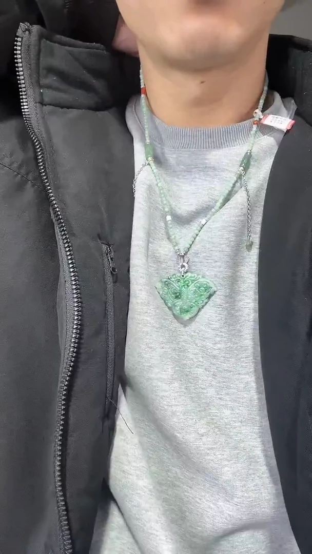 颈饰未镶嵌翡翠翡翠蝴蝶项链