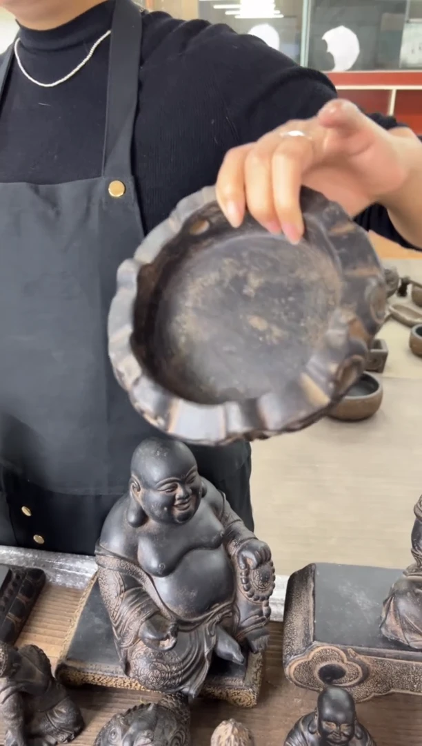 陶土【火山泥】金箍坛底座
