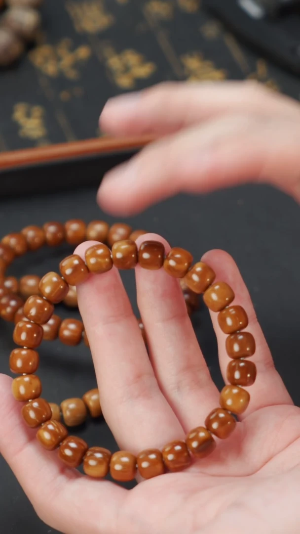 紫金鼠手串实心库克老型9