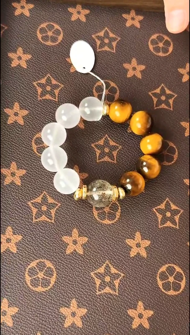 合金手链水晶虎眼石手链设计款