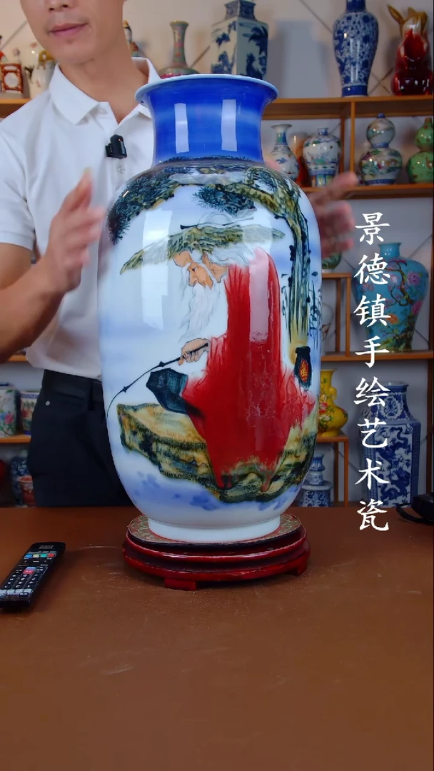 现代景德镇手工手绘陶瓷摆件57