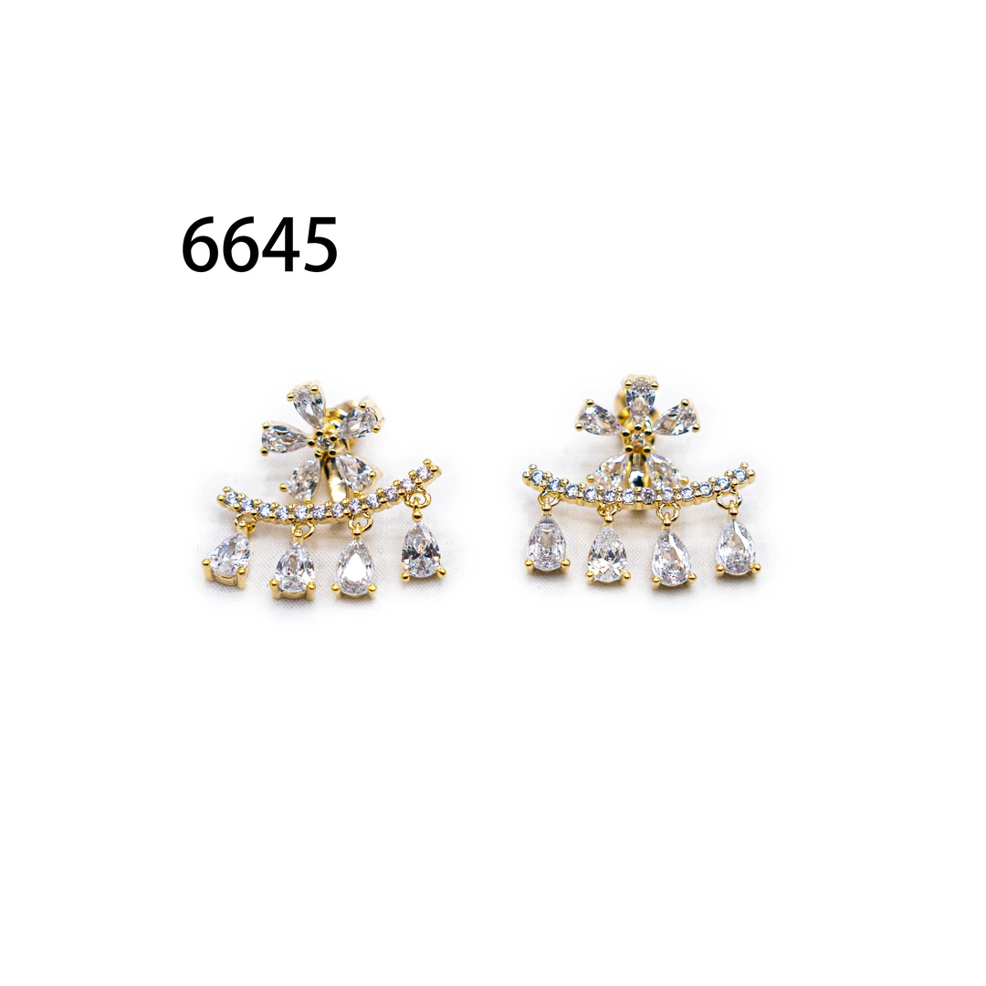 镀K金  REGIS      耳饰～6645